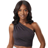 Outre My Tresses Black Label Glueless 100% Unprocessed Human Hair 13x4 HD Lace Front Wig - HH-VIRGIN BODY WAVE 14"